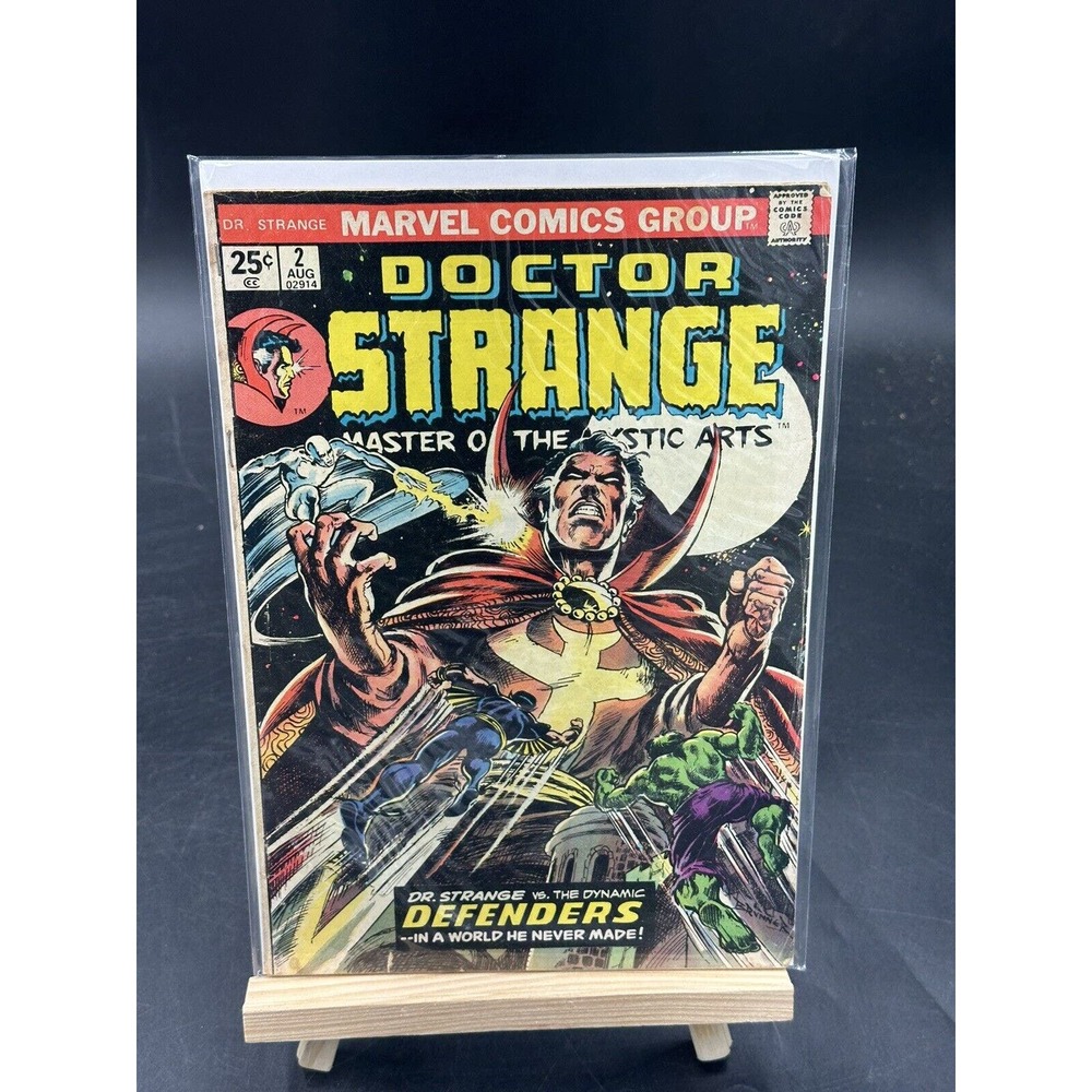 Doctor Strange vs The Defenders #2 1974 Marvel Comics Master of the Mystic Arts